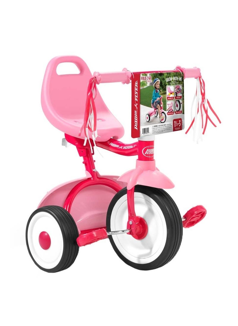 Radio Flyer Fold 2 Go Trike Pink - pzsku/Z93C56F90794CABC99902Z/45/_/1701943806/e571fb30-851b-442a-b968-d8abb0a9d3b7