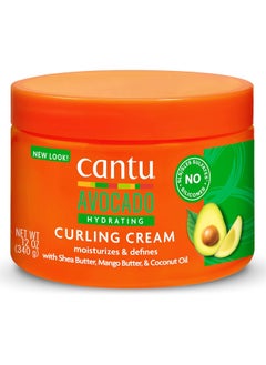 CANTO Cantu Moisturizing Cream with Avocado Extract for Curling Hair, 340 g  - Image 1