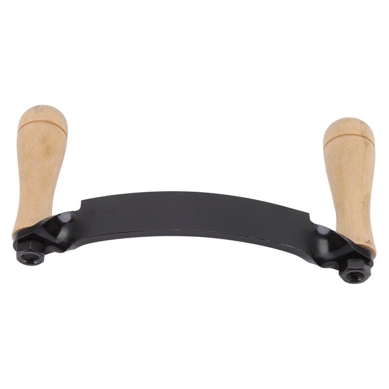 Draw Knife Wooden Handle HRC 30 Durable Tungsten Steel Curved High Sharpness Draw Shave Knife for Log Wood Furniture 10in - Image 5