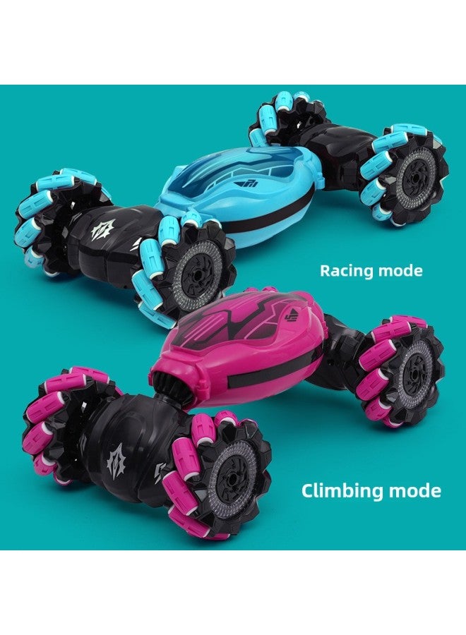 Loquat Remote Control Car Stunt Light Music Charging Horizontal High-speed Four-wheel Drive Climbing Twist Car Children's Toy Batch Delivery-Color:(Remote Control Version) Four-wheel Drive Light Music Twis - Image 5