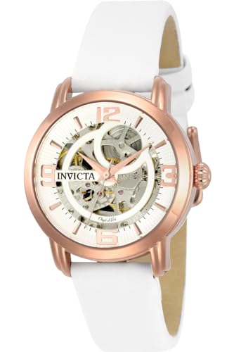 Invicta Women's 22655 Objet d'Art Analog Display Automatic Self Wind White Watch - Image 1