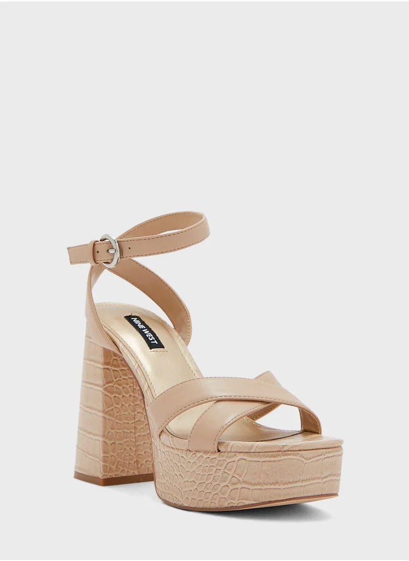 NINE WEST Open Toe High Heel Sandals