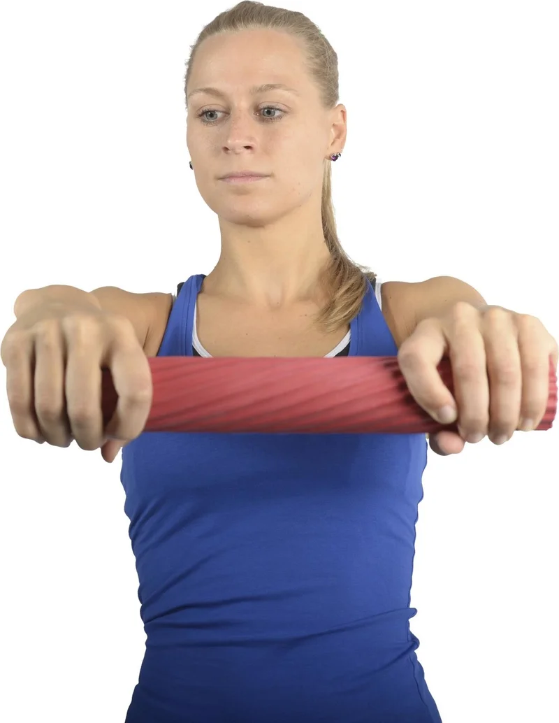 ماكسي Flexbar, Hand, Finger, Wrist and Arm Strengthening Bar, Wrist Exercise Red Color (Medium)