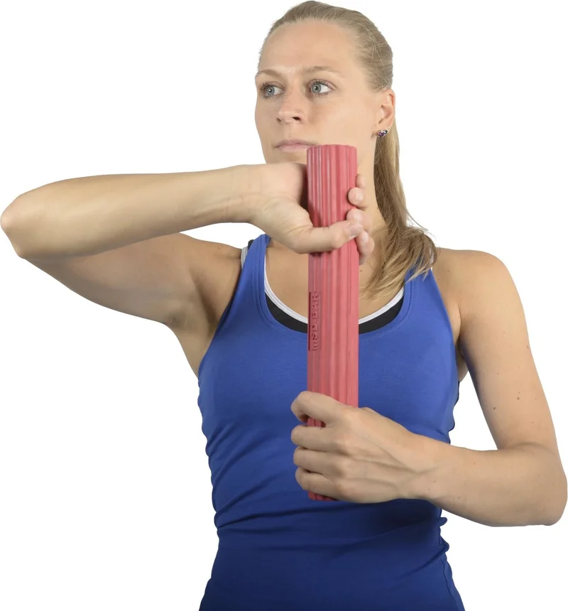 ماكسي Flexbar, Hand, Finger, Wrist and Arm Strengthening Bar, Wrist Exercise Red Color (Medium)