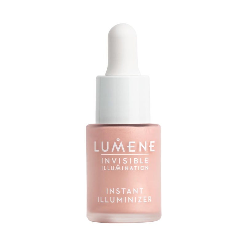 Lumene Invisible Illumination Instant Illuminizer Rosy Dawn - Lightweight Hydrating Liquid Highlighter - Glowing Skin Makeup Highlighter for a Natural Radiance - Highlight Illuminator (0.5 Fl Oz) - Image 1