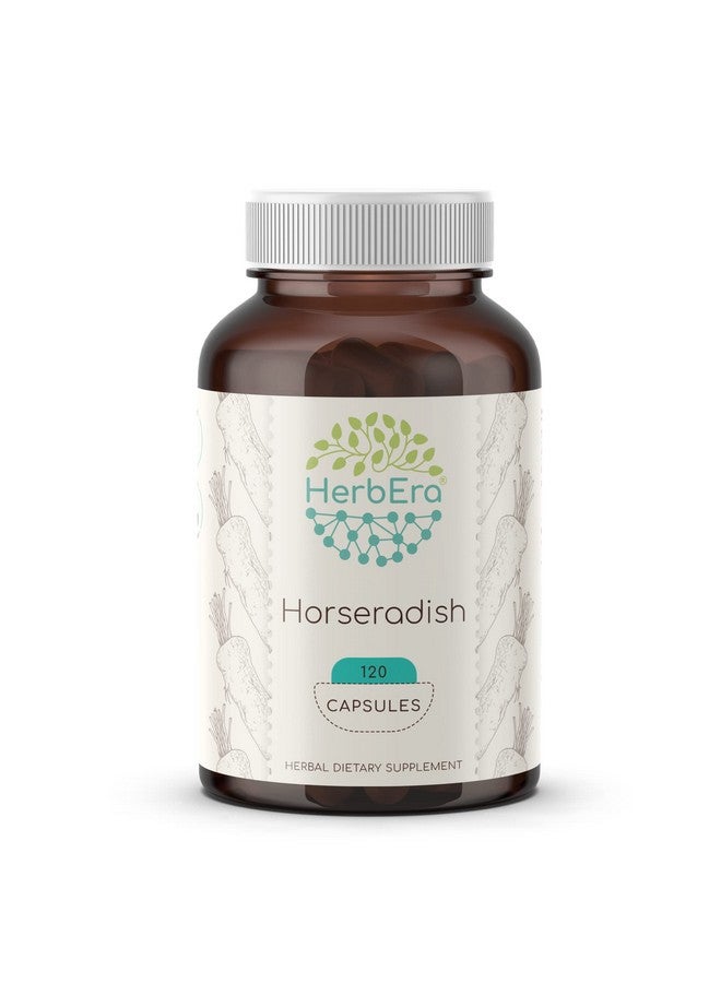 HerbEra Horseradish 120 Capsules 500 Mg Horseradish (Armoracia Rusticana) Dried Root (120 Capsules) - Image 2
