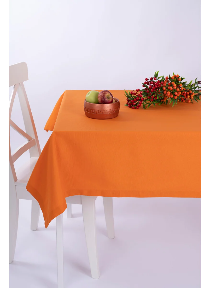 Altın Pamuk Gold Cotton Duck Fabric Tablecloth Stain Resistant Orange Option Advertisement