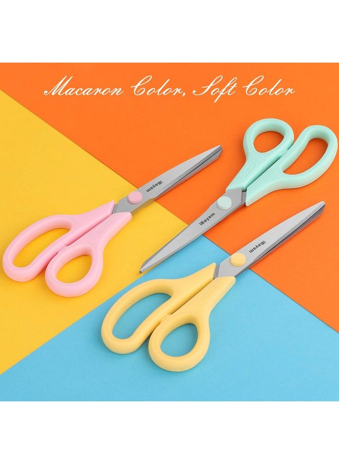 Scissors Ibayam 8" All Purpose Scissors Bulk 3 Pack Ultra Sharp 2.5Mm Thick Blade Shears Comfort Grip Scissors For Office Desk Accessories Sewing Fabric Home Craft School Supplies Right/Left Handed - pzsku/Z93C5C6A4F49109D14B92Z/45/_/1724479094/f56926b9-fa92-4f56-b75f-8e4590e55ee2