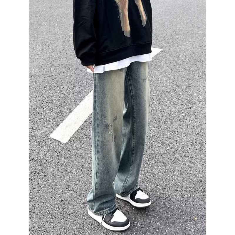 Unisex Casual Daily Denim Jeans - Image 4