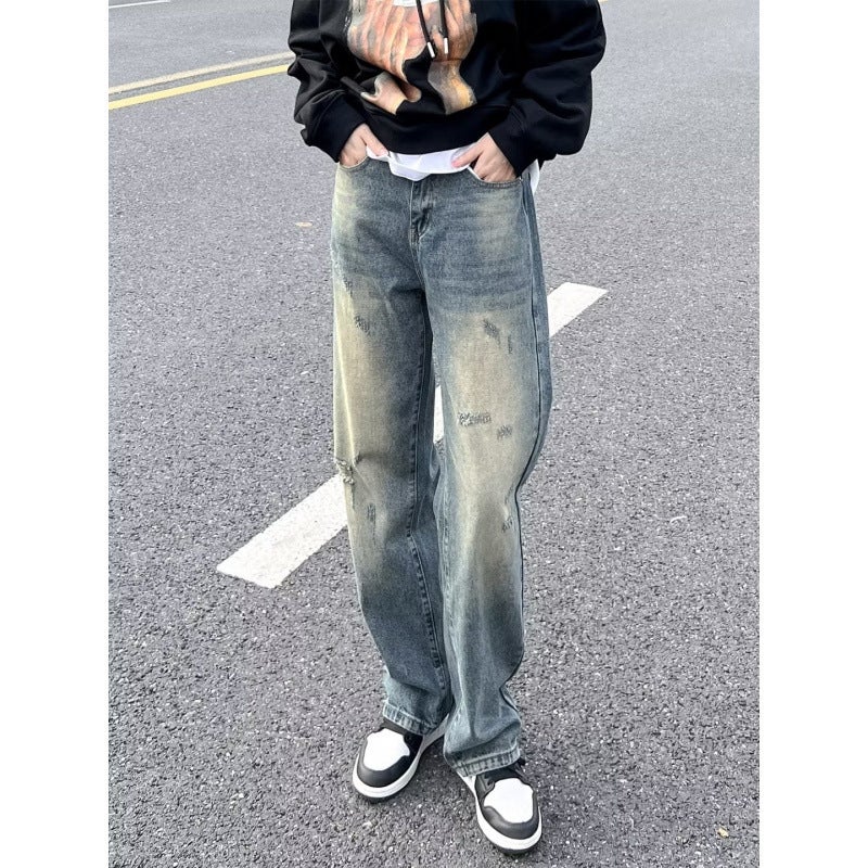 Unisex Casual Daily Denim Jeans - Image 3