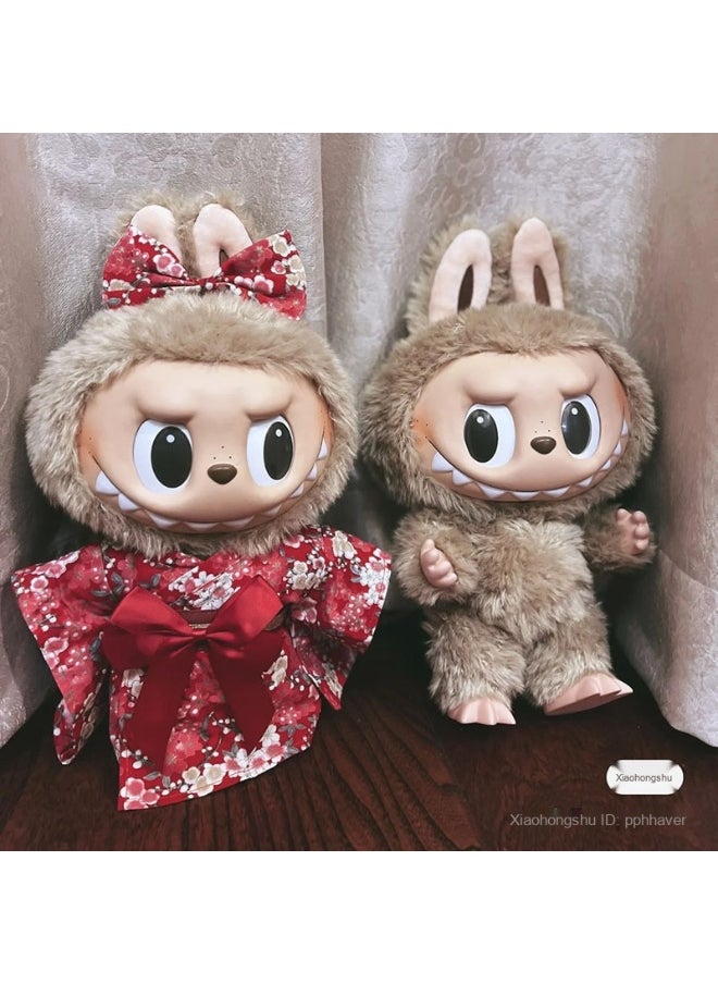 LABUBU 38cm Plush Doll Outfit for Labubu Stuffed Toy 