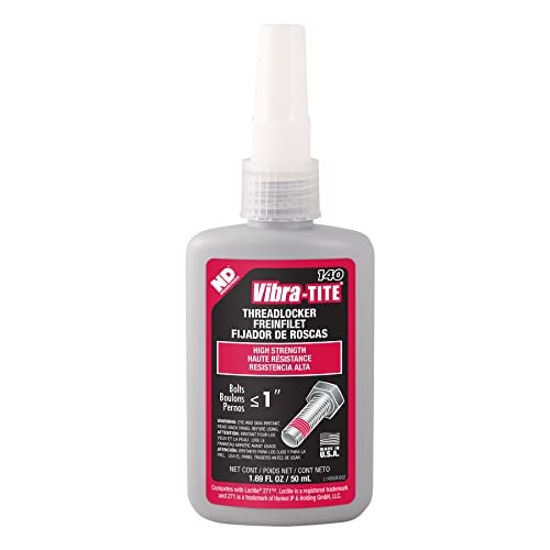 Vibra-TITE - 14050 140 Permanent High Strength Anaerobic Threadlocker, 50 ml Bottle, Red - Image 1