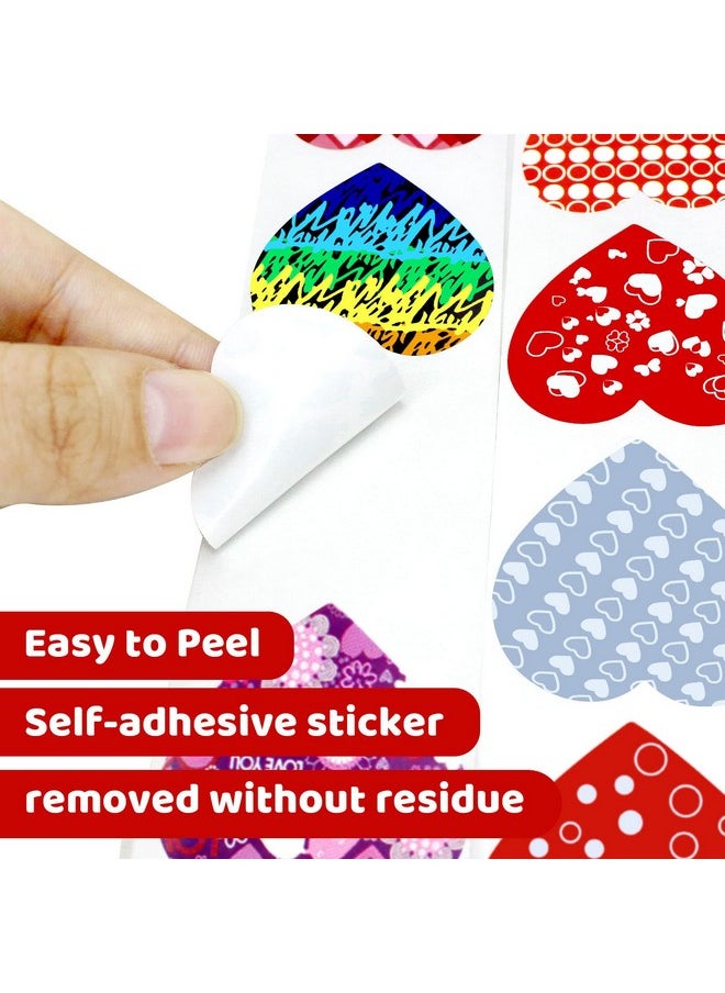CH HAICHENG - 1000 Pcs Valentine'S Day Heart Stickers Valentine'S Stickers Love Decorative Sticker For Valentine'S Day Or Wedding Decorations - Image 1