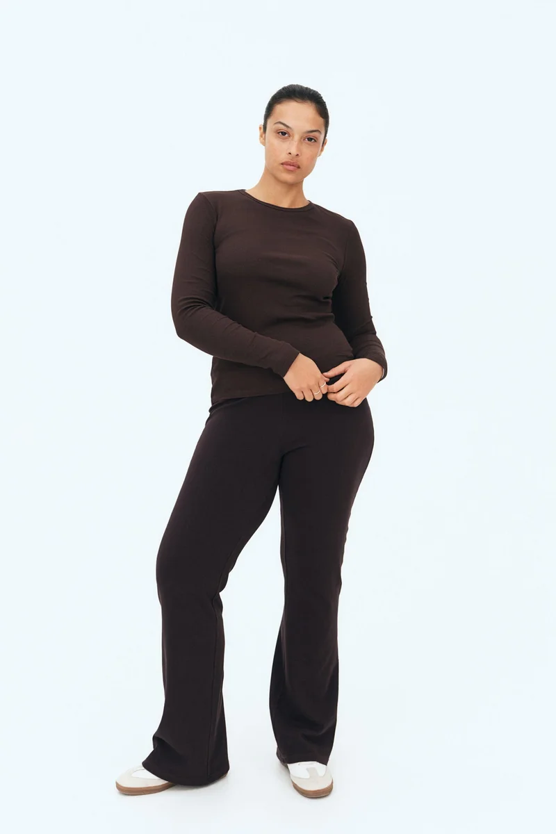 اتش اند ام Ribbed cotton top