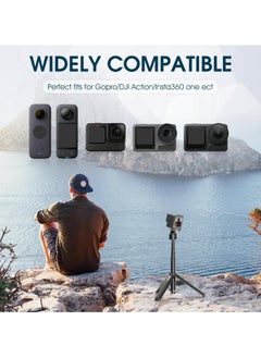 Ulanzi ULANZI MT-34 Extendtable Selfie Stick Tripod, Go Quick II 20.7in Action Camera Tripod Stand Hand Strap 4 Stage Portable Vlog Accessories for Action Camera Hero 12 11 10 9/Max/DJI OSMO/Insta 360  - Image 3