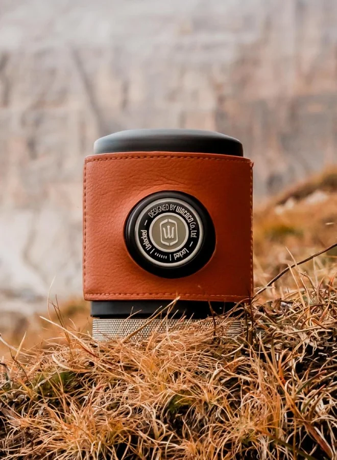 WACACO Picopresso Protective Sleeve - Accessory for Picopresso, Made from PU Leather, 2 Protective Sleeves, Black and Brown