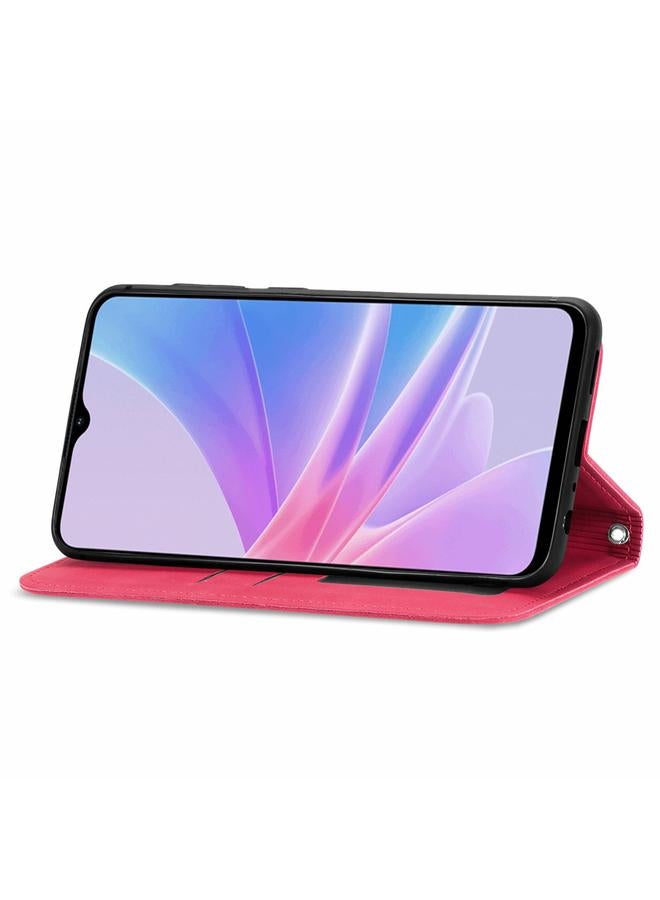 اس-توب جراب هاتف OPPO A78 4G بتصميم كلاسيكي مع غطاء مغناطيسي من الجلد - Image 3