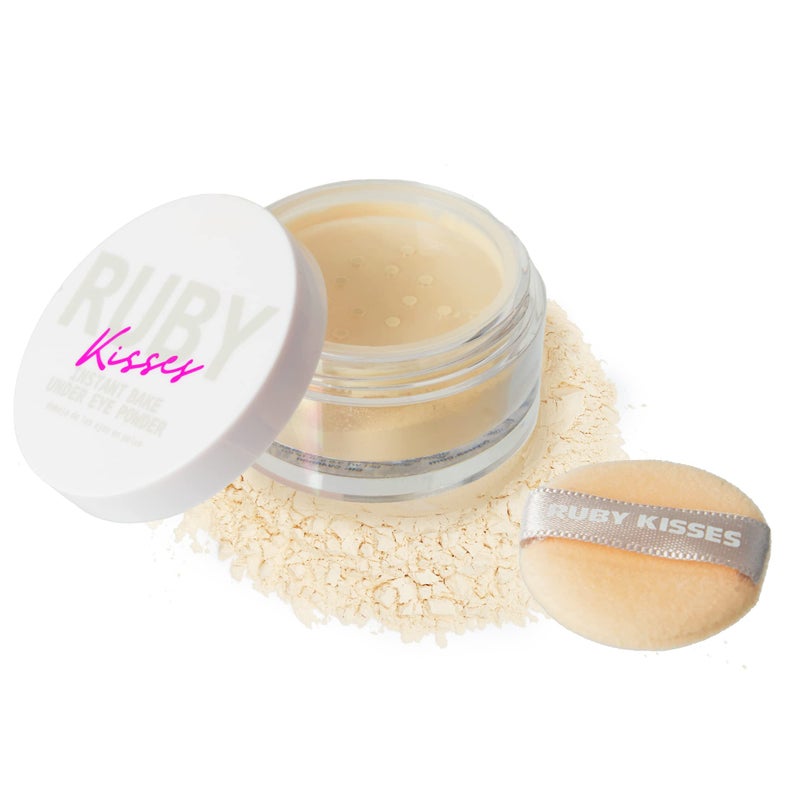 Ruby Kisses Instant Bake Undereye Powder - Vegan, Cruelty Free Powder for Brightening Eyes and Smudge-Free Makeup - Image 3