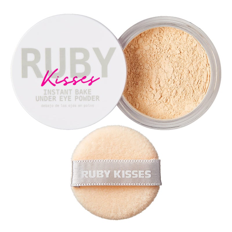 Ruby Kisses Instant Bake Undereye Powder - Vegan, Cruelty Free Powder for Brightening Eyes and Smudge-Free Makeup - Image 2