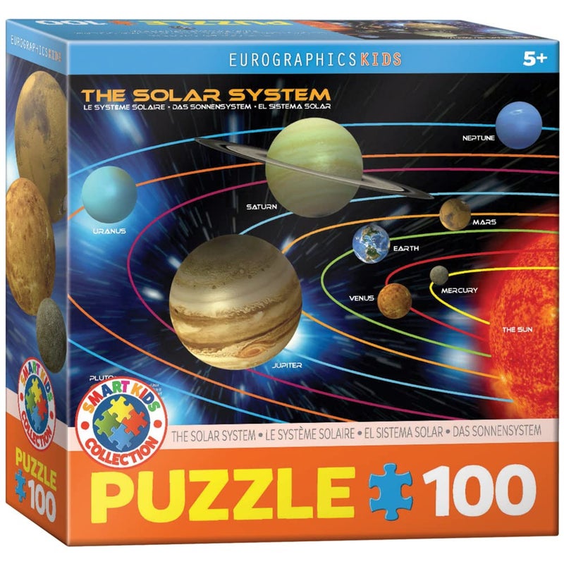 eurographics The Solar System 100 Piece Jigsaw Puzzle - Image 1