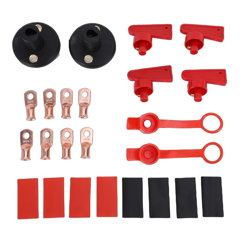 Fockety 12V 200A Battery Disconnect Switch with Copper Terminals for Car Boat RV Truck - Image 5