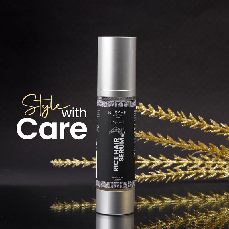 Nuskhe By Paras Nuskhe By Paras  Ayurvedic Rice Hair Serum  50 ml - Image 5
