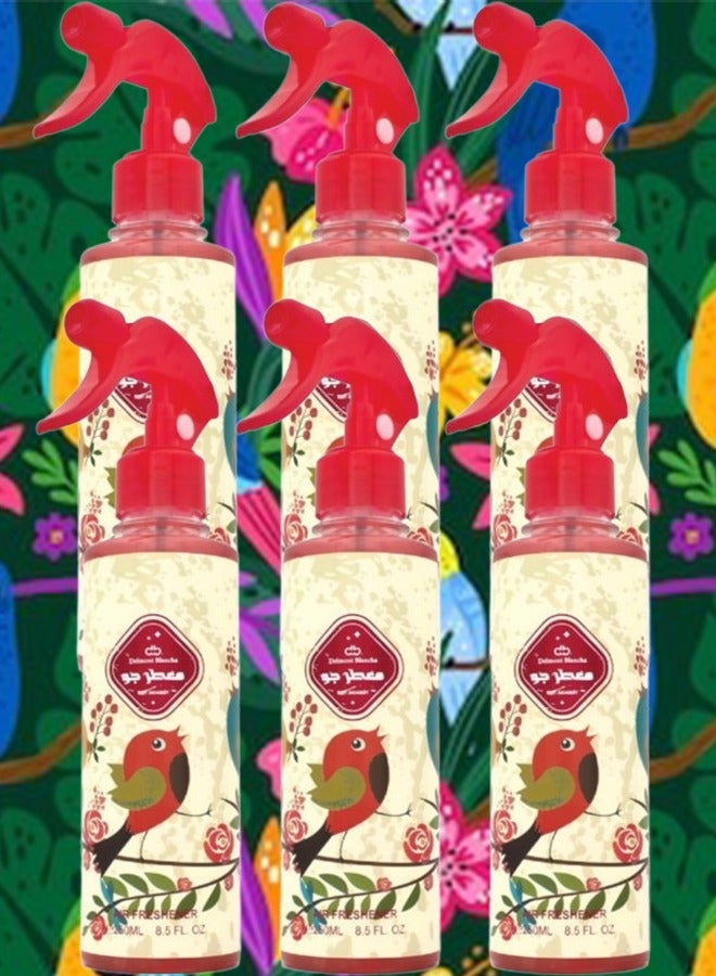 Genie Collection 6 Pieces Red Air Freshener 250ml - Image 1