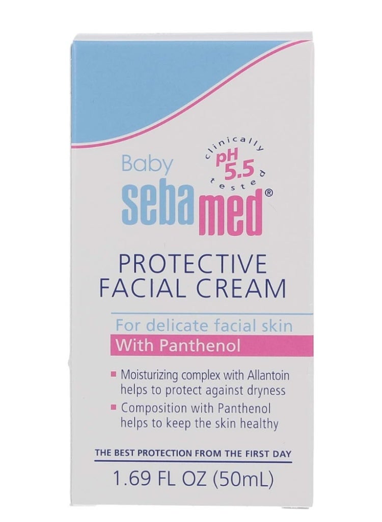 Sebamed Baby Protective Facial Cream 50ml – pH 5.5 Face Cream for Sensitive Baby Skin - Image 2