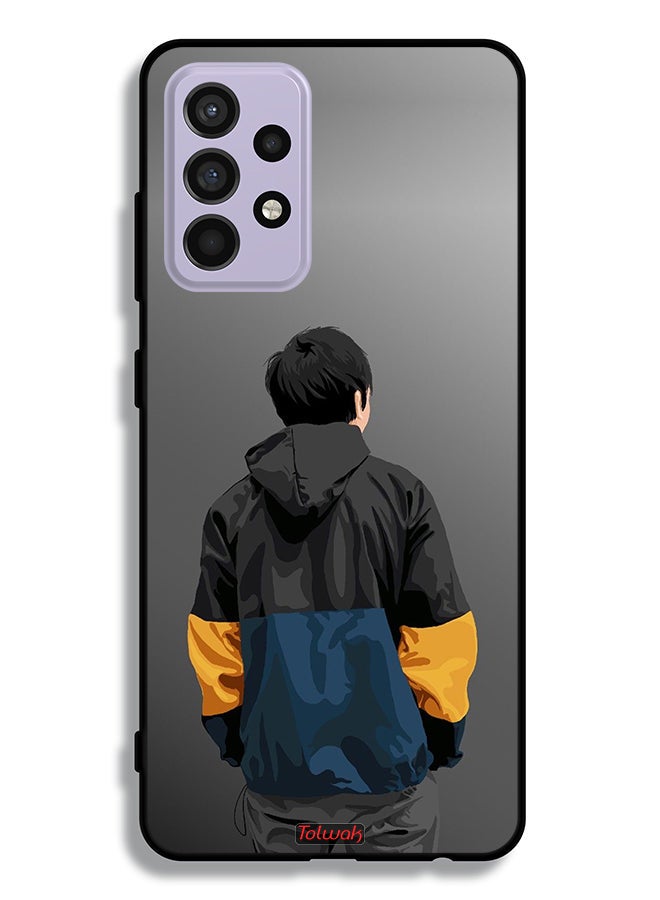 Tolwak Samsung Galaxy A52 5G Protective Case Cover Boy Portrait Art - Image 1