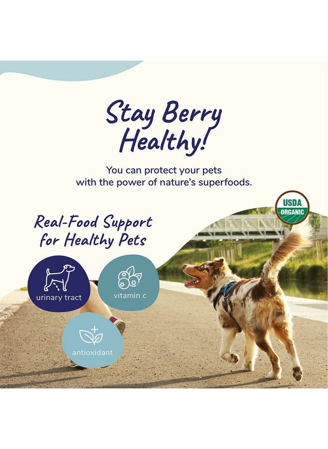 Kin+Kind - kin+kind Natural Cranberry Supplement Powder for Dogs&Cats - Boost Healthy Immunity and Bladder Support with Organic Formula - Organic Cranberry, Blueberry and Coconut - Large 8 oz - Made in USA - Image 1