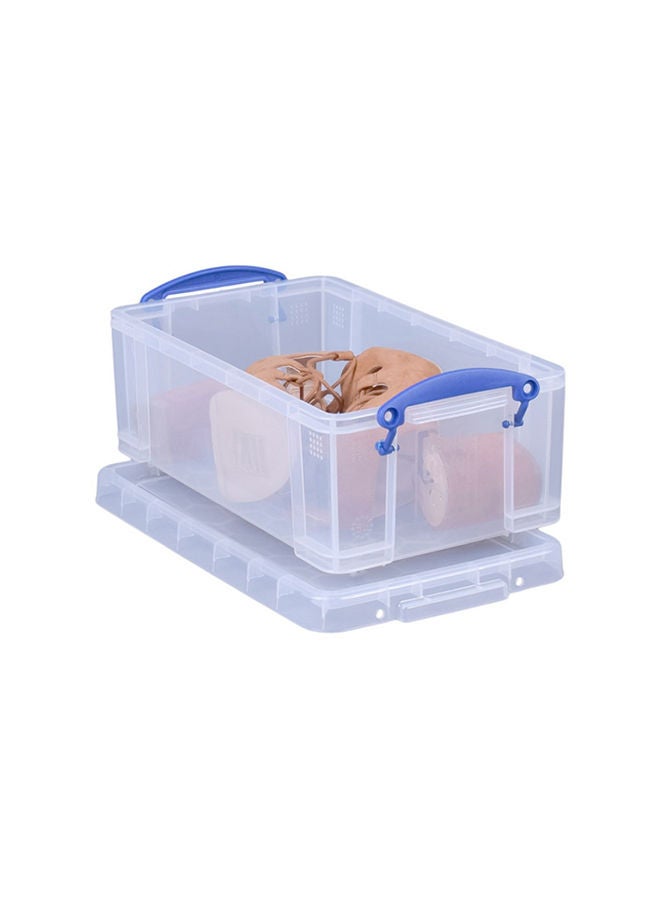 Really Useful Storage BoxClear: Transparent , Stackable storage,Utility box,  Space-saving storage, Multi-purpose container - 5 Litre - Image 2
