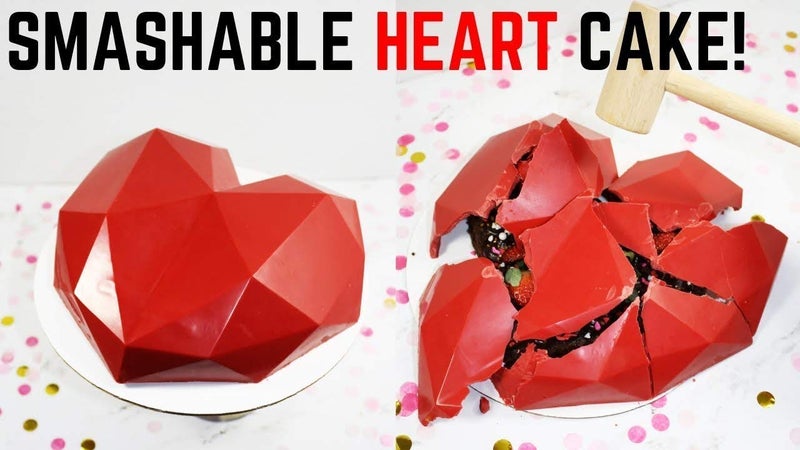 Inditradition Reusable Silicon Cake Baking Moulds | BPA-Free, Food Grade, 20 x 16 CM (Heart Shape) - Image 5