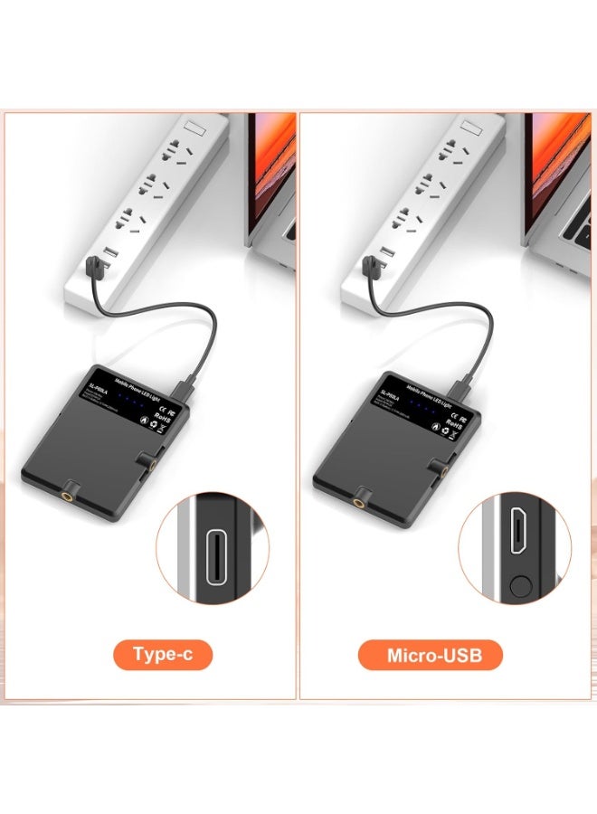 PLOKAMA ضوء LED قابل لإعادة الشحن U160 – ضوء طوارئ محمول بسعة 2000 مللي أمبير مع سطوع قابل للتعديل، شحن USB-C، قاعدة مغناطيسية، تصميم قابل للطي – مثالي للتخييم، القراءة، إصلاح السيارات، انقطاع التيار الكهربائي - Image 3