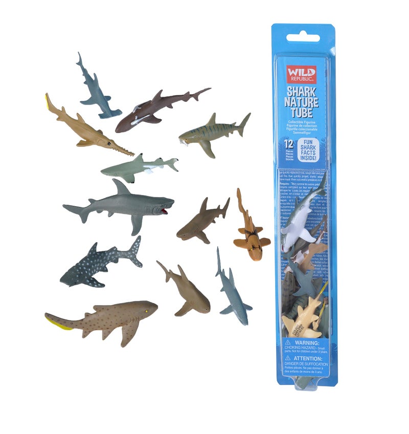 Wild Republic Nature Tube Shark 13"
