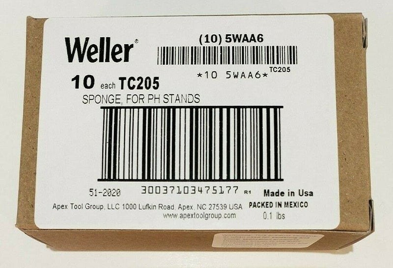 WELLER إسفنجة لحام ويلر TC205 لحوامل PH، عبوة من 10 - Image 3