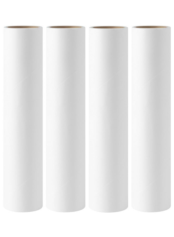 MINGRACE 6.3 inch Large Lint Roller Refills for Pet Hair Extra Sticky Roller Refills 6.3 in Long Handle Lint Roller Replacement for Floor Carpet Couch Clothes (Pack of 4) - Image 1