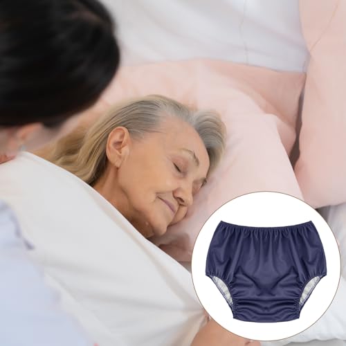 Breathffy 6 Pcs Adult Leakproof Incontinence Underwear for Women Men Pull on Cover Pant Washable Underpants Reusable Plastic Diaper Covers for Disabled, Elderly, Postpartum (Multicolored,X-Large) - Image 4