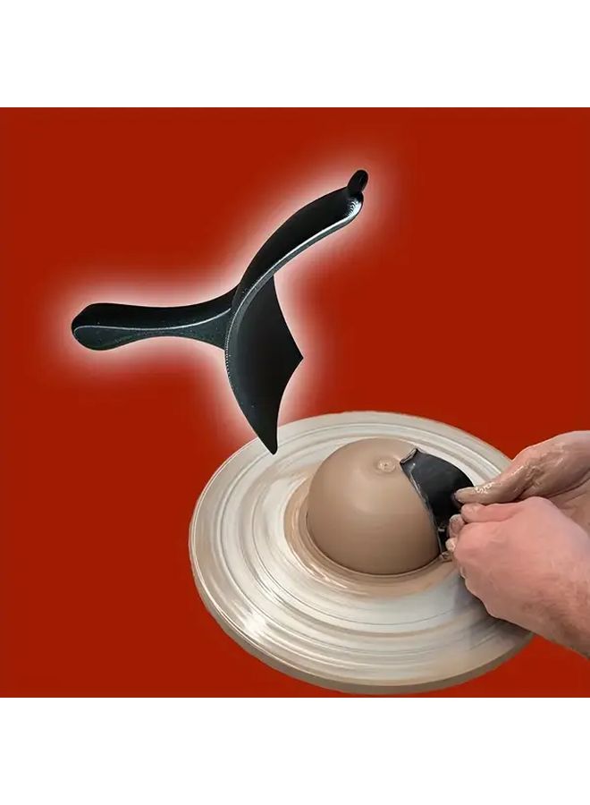مساعد تمركز الفخار الأسود غير القابل للانزلاق للخزافين الذين يستخدمون العجلة - Image 4