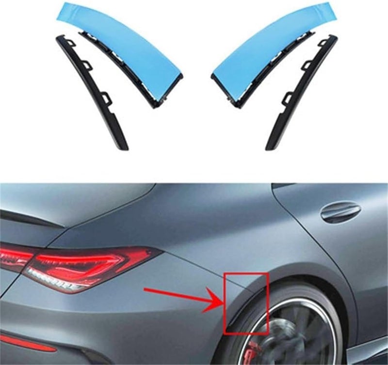 QASULER Rear Wheel Arch Trim for Mercedes-Benz CLA W118 - Image 2