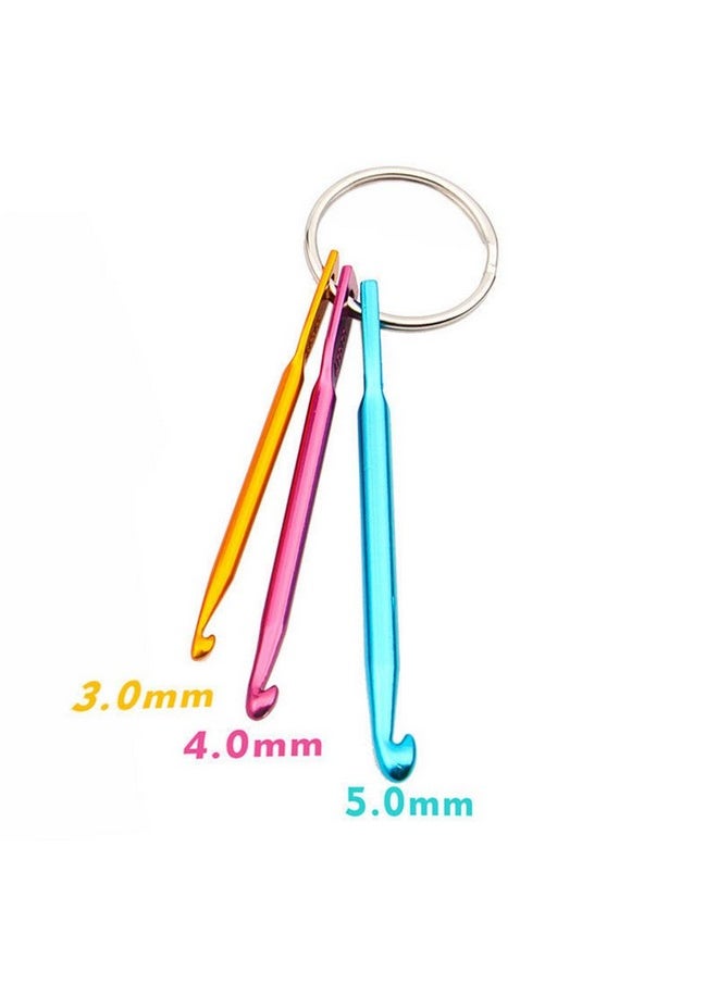 GOOTRADES 3 Sizes/Set Aluminum Crochet Hooks Knitting Needles Craft Yarn 3-5Mm (4 Sets)  - Image 3