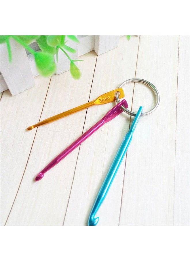 GOOTRADES 3 Sizes/Set Aluminum Crochet Hooks Knitting Needles Craft Yarn 3-5Mm (4 Sets)  - Image 5