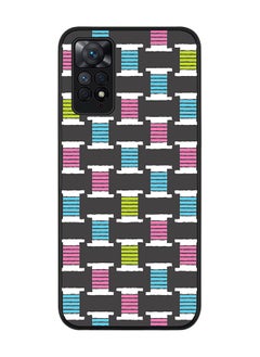 Rugged Black edge case for Redmi Note 11 4G/Redmi Note 11S Slim fit Soft Case Flexible Rubber Edges Anti Drop TPU Gel Thin Cover - Thread Roll