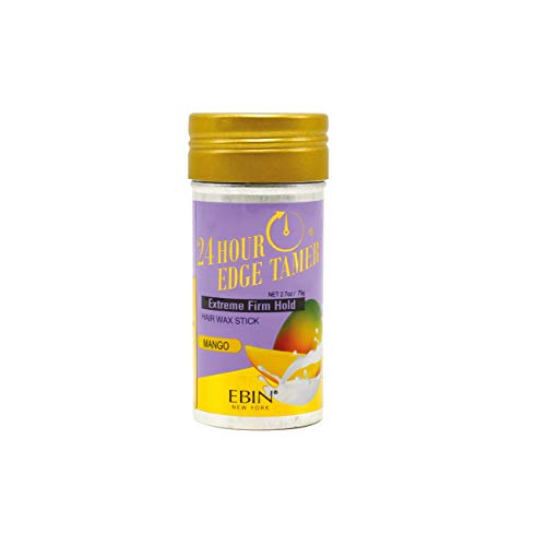 EBIN NEW YORK 24 Hour Edge Tamer Hair Sleek Stick, Extreme Firm Hold, 2.7 oz, Mango – Sleek & Go, No Flaking and White Residue - Image 1