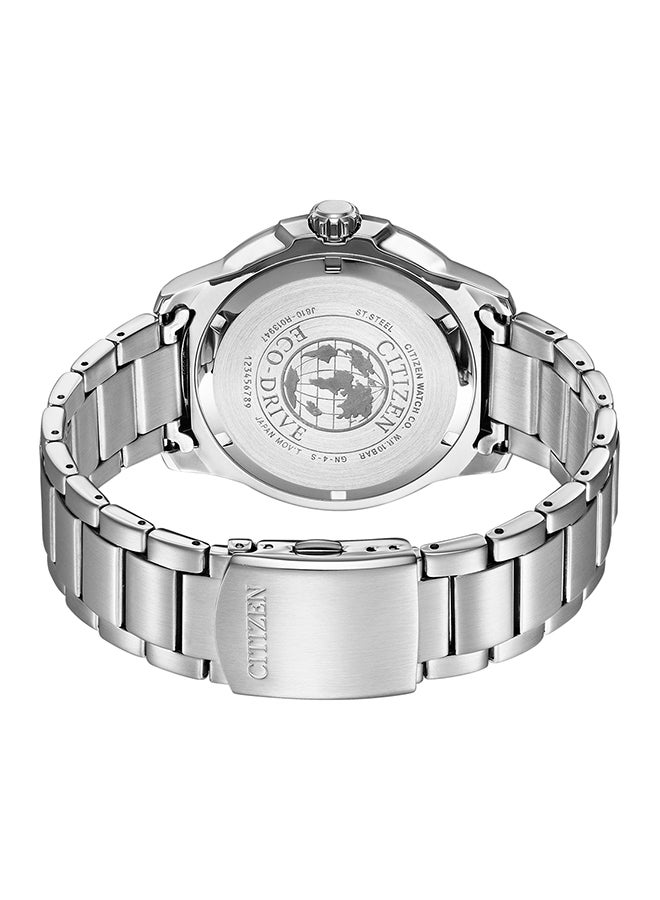 CITIZEN Men's Analog Round Shape Stainless Steel Wrist Watch AW1526-89X - 47 Mm - Image 2