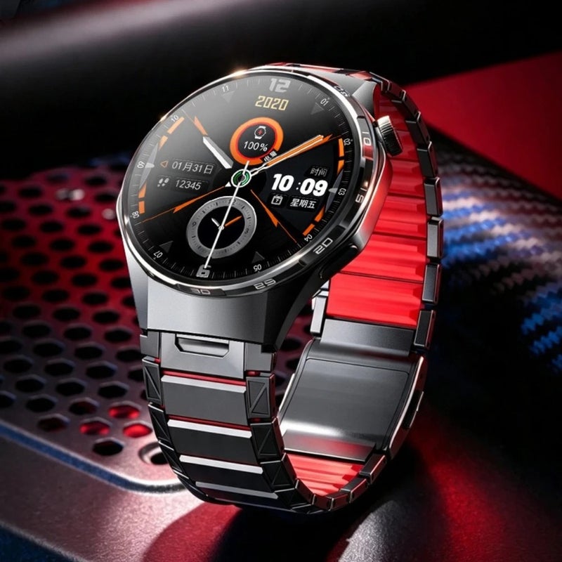 ioovooi 22mm Titanium Silicone Strap for Huawei Watch GT6 Pro GT5 Pro 46mm 4/4Pro Magnetic Band For Huawei Watch GT6/GT5/GT4/GT3/GT 46mm - Image 2