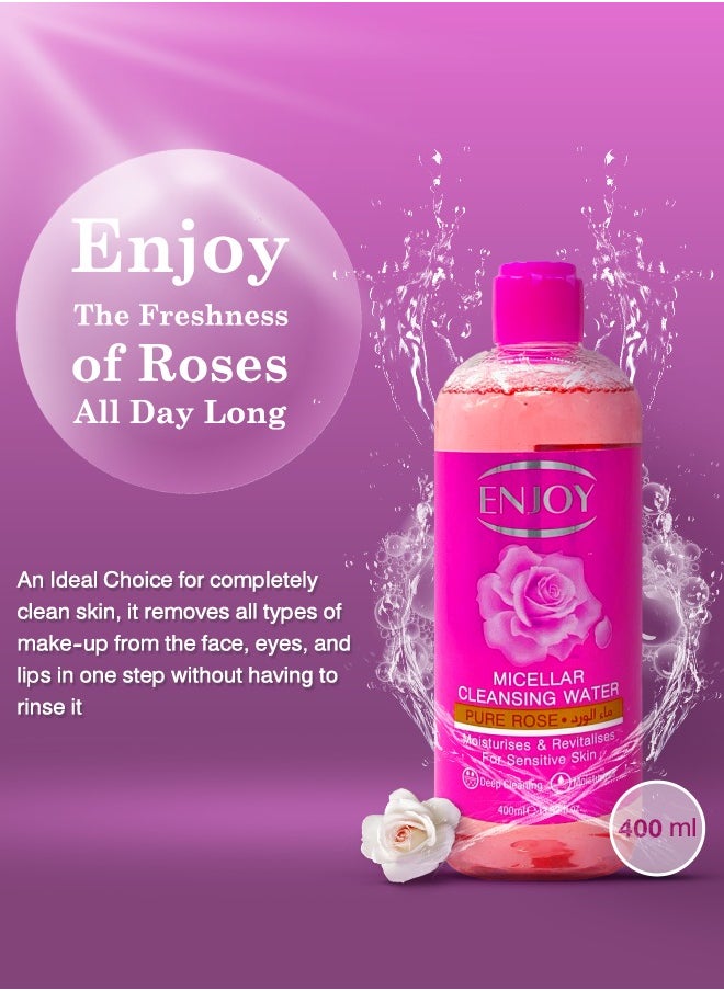 ENJOY Enjoy Micellar Water Rose – Gentle & Effective Makeup Remover, 250ml  - Image 4