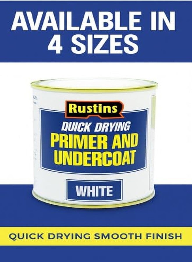 Rustins Quick Drying Primer And Undercoat White 250ml - Image 4
