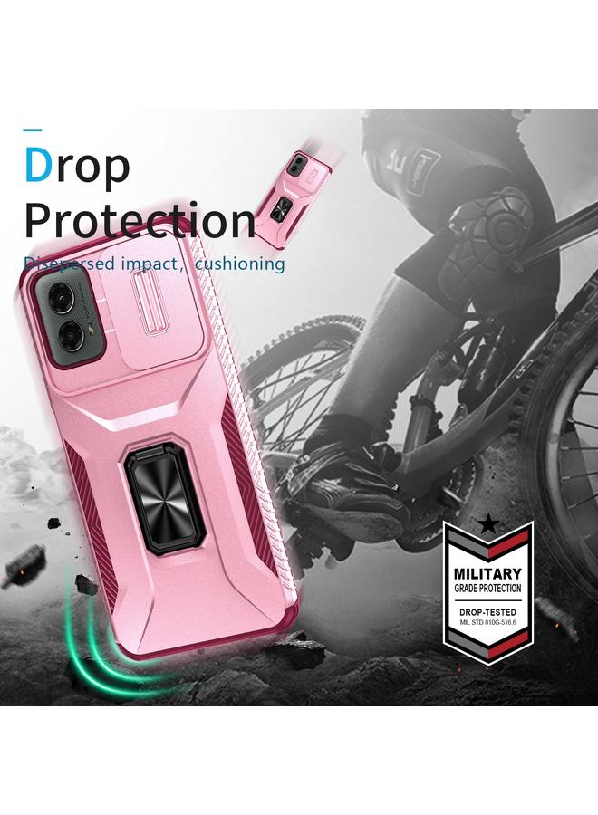 S-TOP Case For Motorola Moto G 5G 2024 Sliding Camshield Holder Phone Case - Image 4