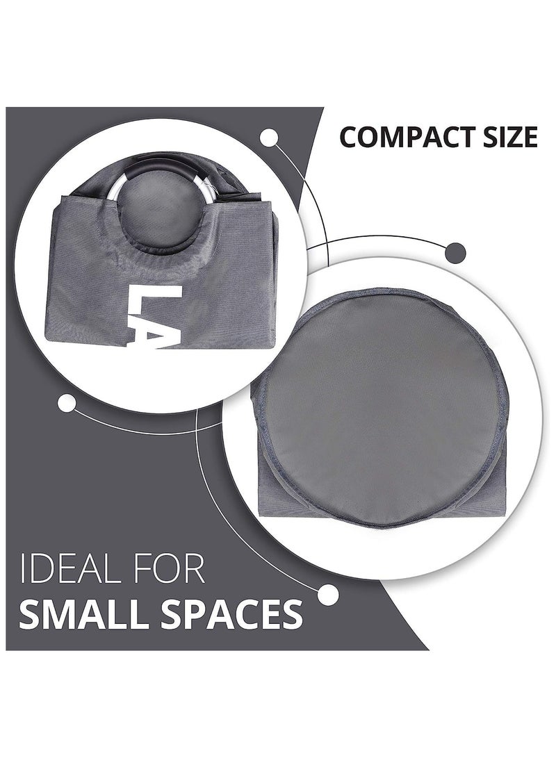 OASIS DESERT Large-Capacity Laundry Basket, Bathroom Dirty Clothes Basket, Toy Storage Basket, Dirty Clothes Storage Bag, Foldable Dirty Clothes Basket - Image 3