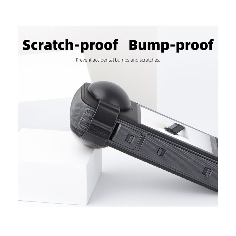 Panoramic Camera Lens Protector: Black, Scratch & Drop Proof, Buckle Design, Tailored Fit - Easy Disassembly, Portable Storage for Insta360 X4 Fisheye Lens - Image 3